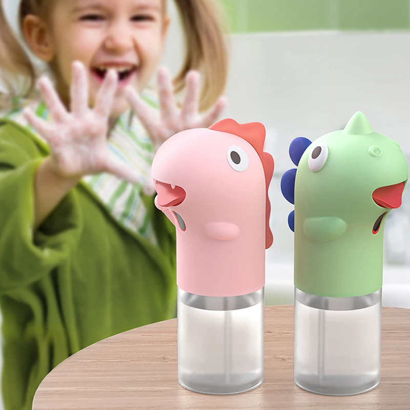 

1pc Cute Automatic Hand Soap Dispenser Induction Foaming Soap Dispenser Liquid for Kids Children Bathroom Kitchen Supply