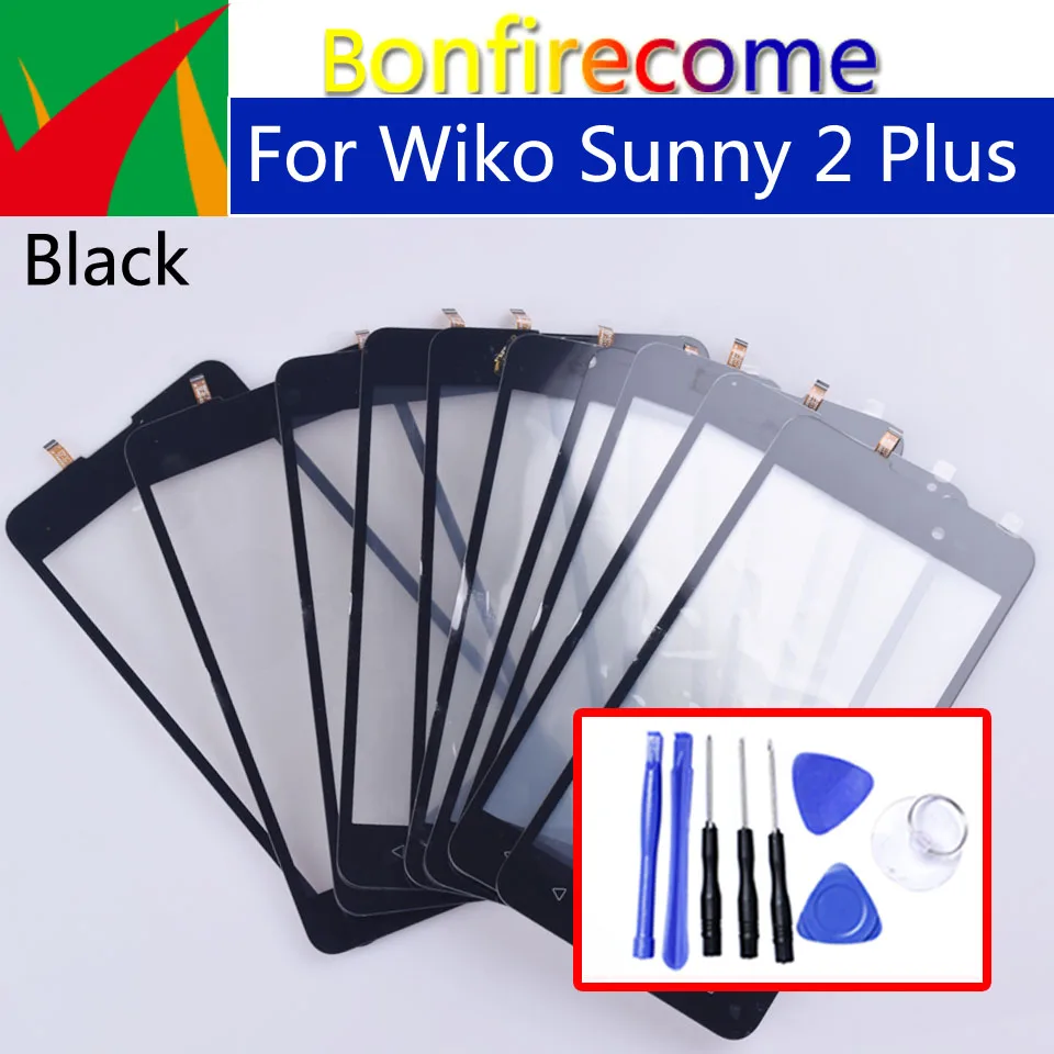 5," сенсорный экран для Wiko Sunny 2 Plus сенсорный экран панель сенсор дигитайзер стекло без сменные детали для ЖК-экрана