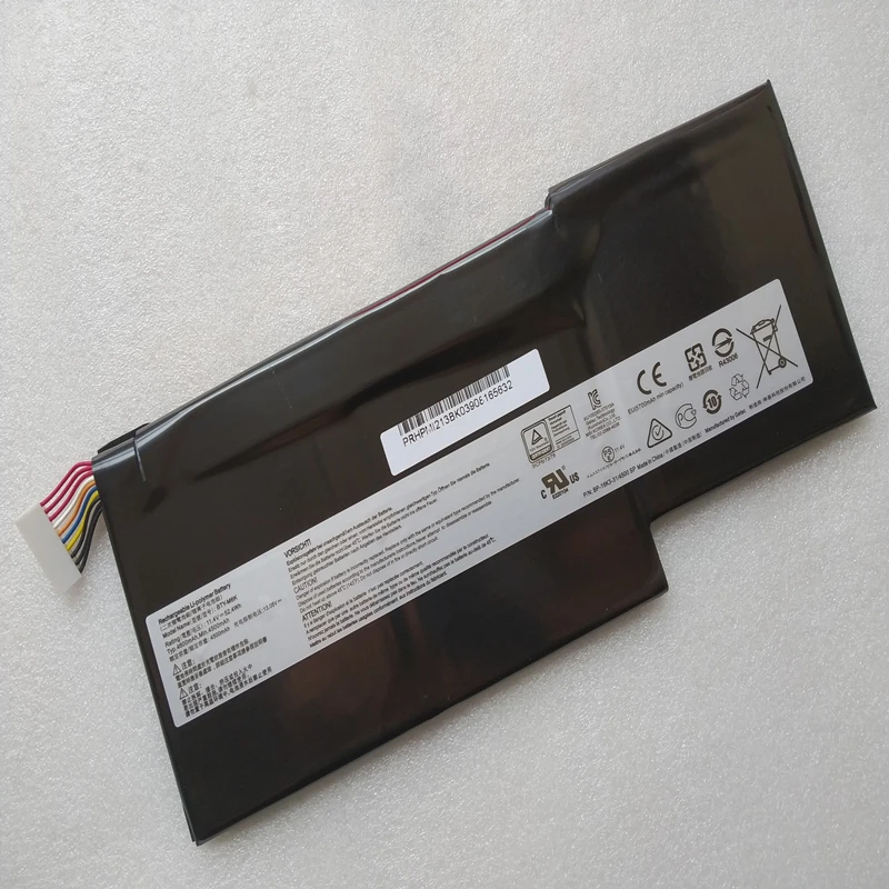 

New BTY-M6K Battery for MSI Stealth Pro GS63VR 8RD-031TH MS-17B4 MS-16K3 7RG-005 7RG GF63 8RC 9SC GF75 Genuine Laptop Battery