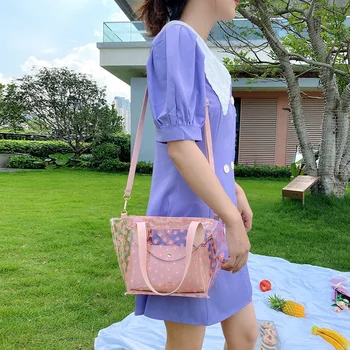 

Luxury Versatile Little Floral Printed Transparent Bags New Fashion Women's Shoulder Bag Hipster Crossbody Bags For Female
