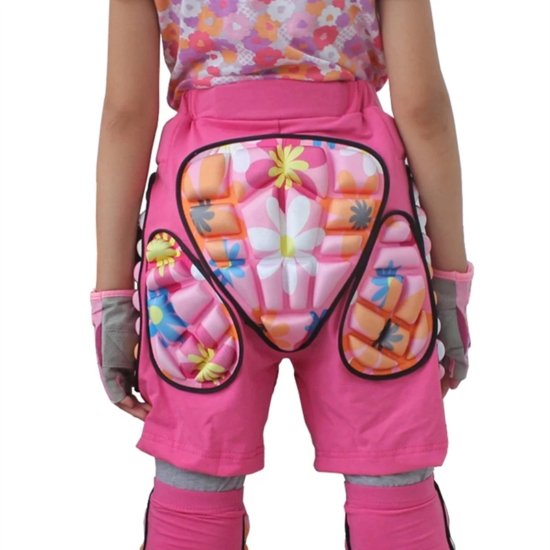 Protective Shorts Kids Outdoor Roller Skating Hip Padded Shorts Knee Pad Protection Ski Snowboard Shorts Skiing Rollerskates Protector protective shorts hip protective pads