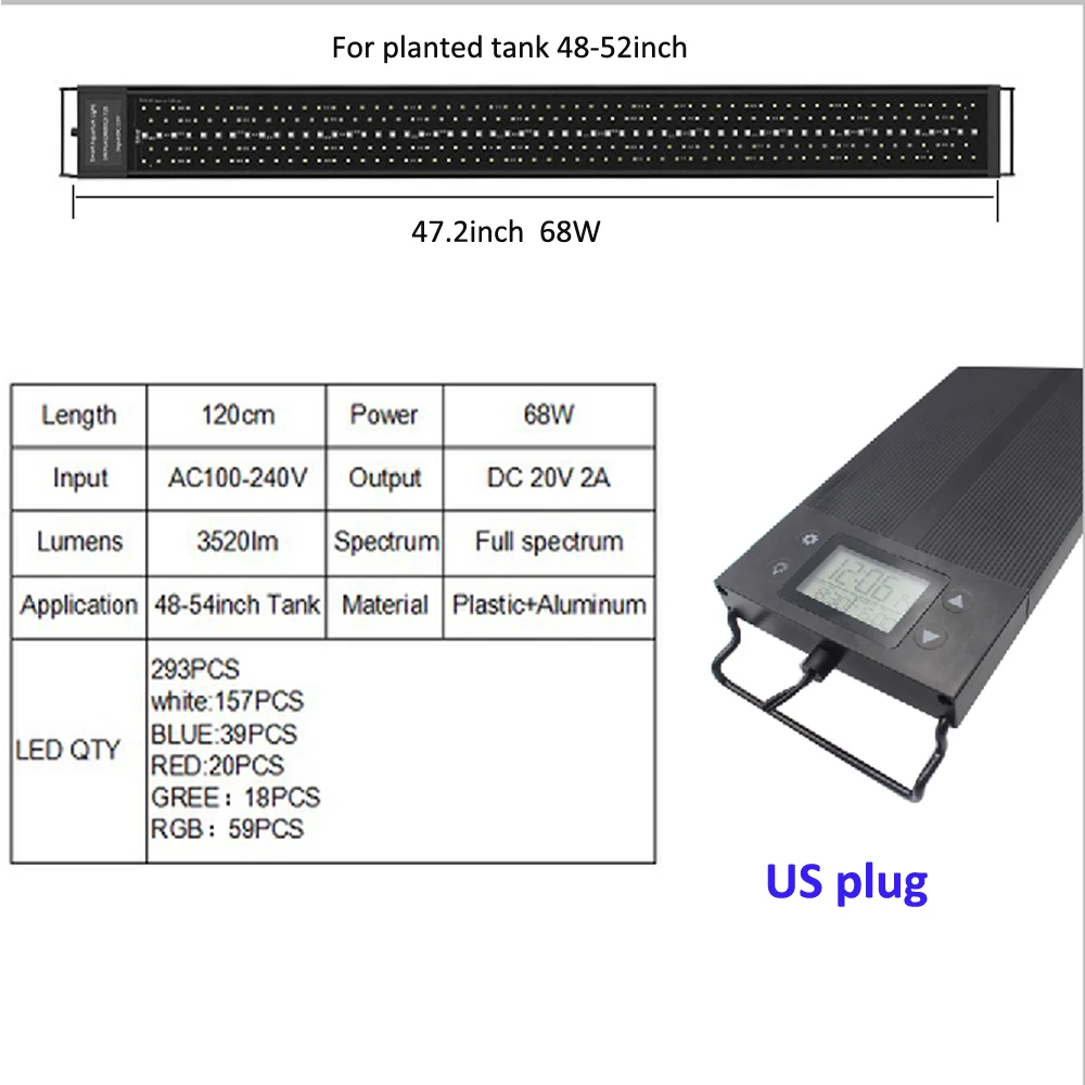 48-52inch US Plug