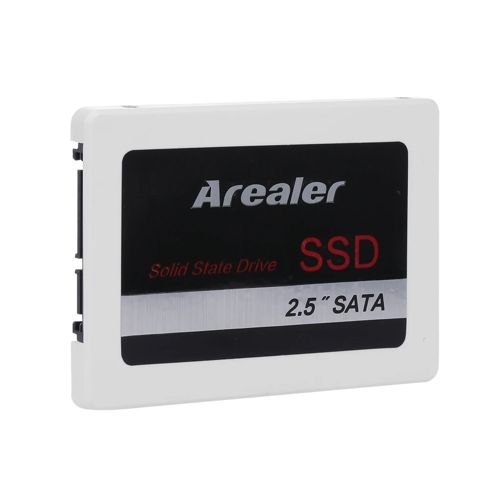 

Arealer 2.5inch SSD 1TB Solid State Drive 8G 512G SATA 3 SSD Solid State High Speed Storage for Desktop Laptop White