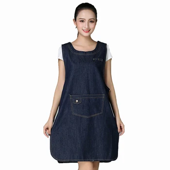 

Light Jean Hairdresser Apron Waterproof Fast Dry Hairdressing Hair Cutting Cape for Barber Hairstylist Practical Work Cloth 1407