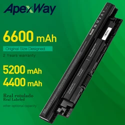 ApexWay batería para portátil Dell inspiron 3521, 2521, 2421, 17R, 5721, 17, 15R, 3721, 5521, 15, 3521, 14R, 5421, VR7HM, W6XNM, X29KD, MR90Y, xcmrd