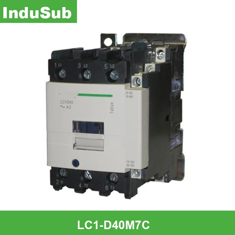 

LC1 D40M7C Original Contactor LC1D40M7 Telemecanique coil voltage is 220VAC