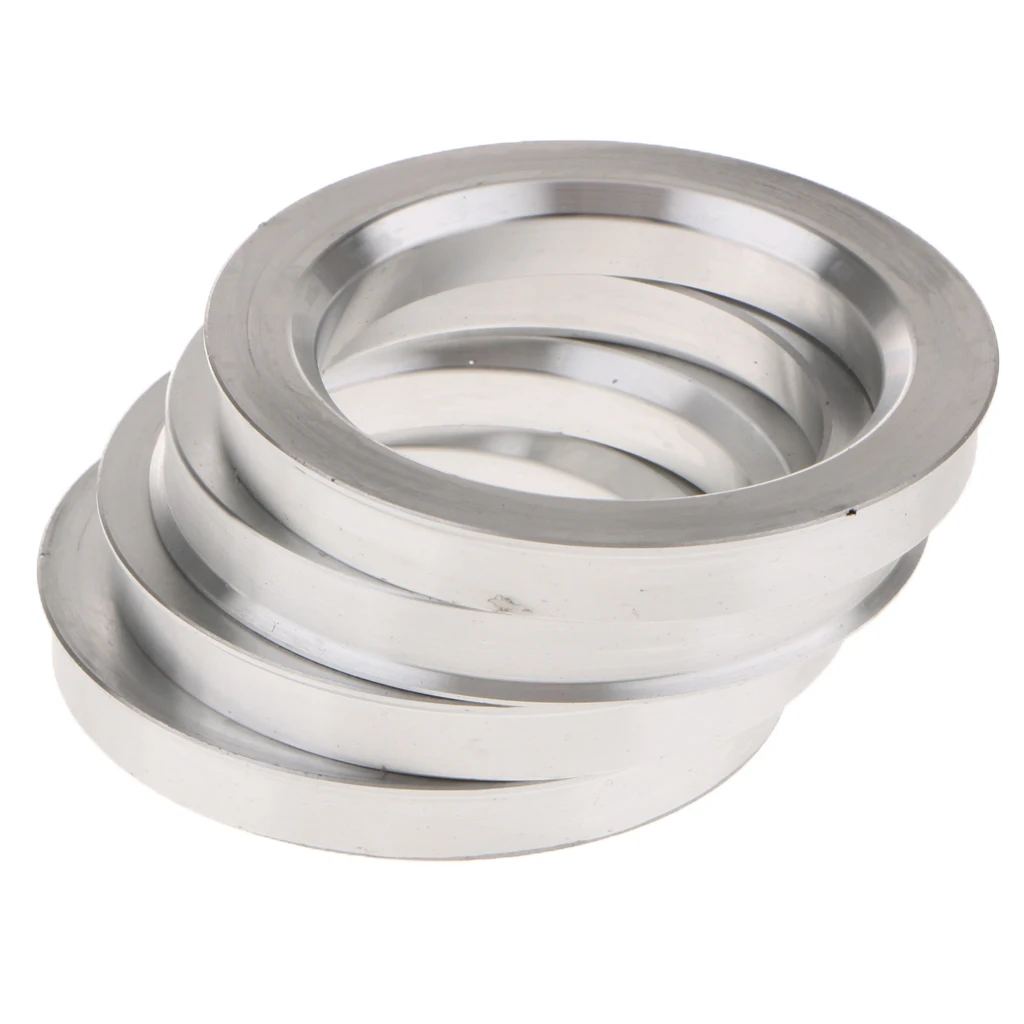 4pcs/Set Spigot Rings 73.1mm To 54.1mm Aluminum Alloy Wheel Hub Spacers