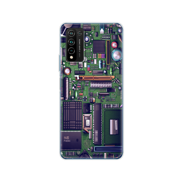 Honor 10X Lite Case Silicon TPU Soft Back Cover Phone Case For Huawei Honor 10X Lite Bumper 10XLite Funda Etui Bag Shell