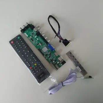 

Kit for LTN156AT05 DVB-T signal Controller board TV VGA USB 1366X768 15.6" HDMI AV 40pin LVDS 3363 digital LED