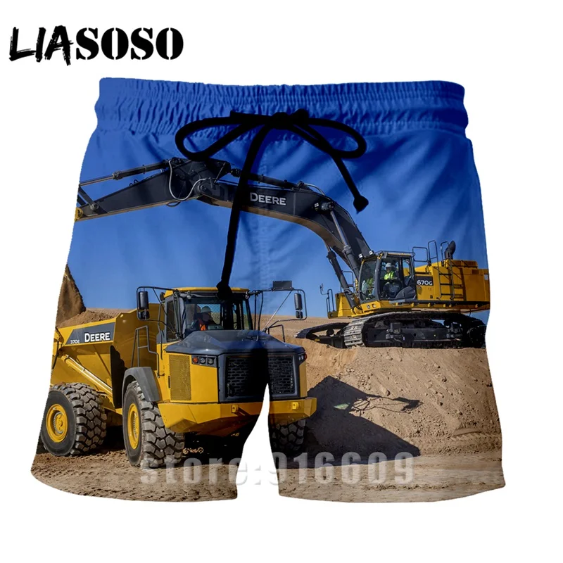 Модные повседневные трусы в стиле панк, костюм с аниме-excavator ором для мужчин и женщин, Детская рубашка в стиле хип-хоп, спортивные пляжные тренировочные брюки шорты в уличном стиле Харадзюку