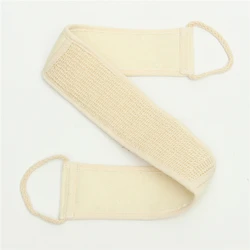 Natural Loofah Bath Exfoliating Scrub Shower Brush Strap Soft Body Scrubber Back Massager Skin Cleaner Tools Bathing Accessories