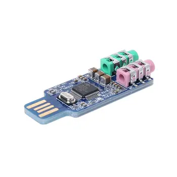 

CM108 USB Drive Free Sound Card Laptop Computer External Sound Card Module R9JA