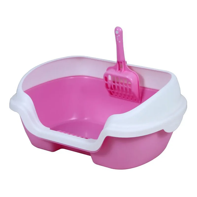 Pet Cat Toilet Semi-enclosed high fence detachable cat litter box cat toilet cleaning cat litter box training Toilet For Cats Pet Cat Toilet Semi-enclosed high fence detachable cat litter box cat toilet cleaning cat litter box training Toilet For Cats