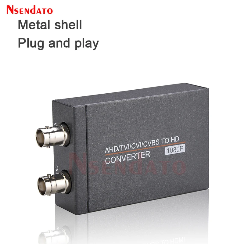 BNC al convertidor de señal de vídeo HDMI, adaptador compuesto 4-en BNC al convertidor de señal de vídeo HDMI, adaptador compuesto 4-en