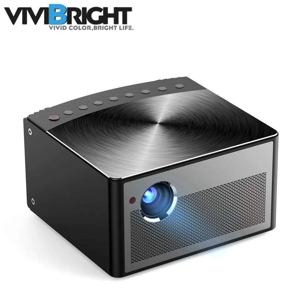 

Vivibright Mini Portable Projector H1 Android WIFI 2K/4K Wireless Pocket DLP/DMD 1280 Lumens Video Projector 3D/Full Type Micro