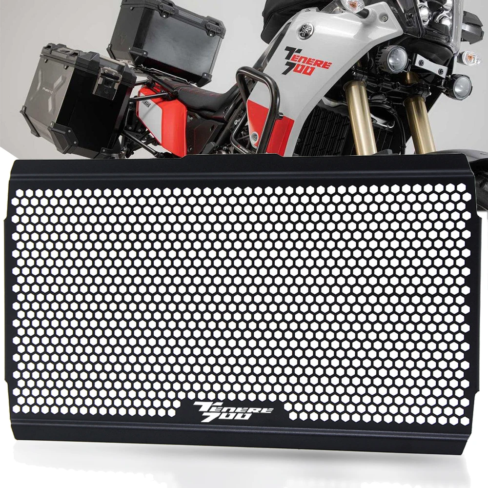 2020 NEW logo TERENE700 For Yamaha TENERE 700 2019 2020 2021 Aluminum Motorcycle Radiator Guard Grille Cover Protector
