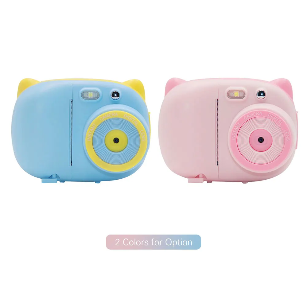 15 MP 1080P HD Mini Cute Children Video Photography Camcorder Photo Camera with 2.4 Inch TFT IPS Screen WiFi Instant Printing