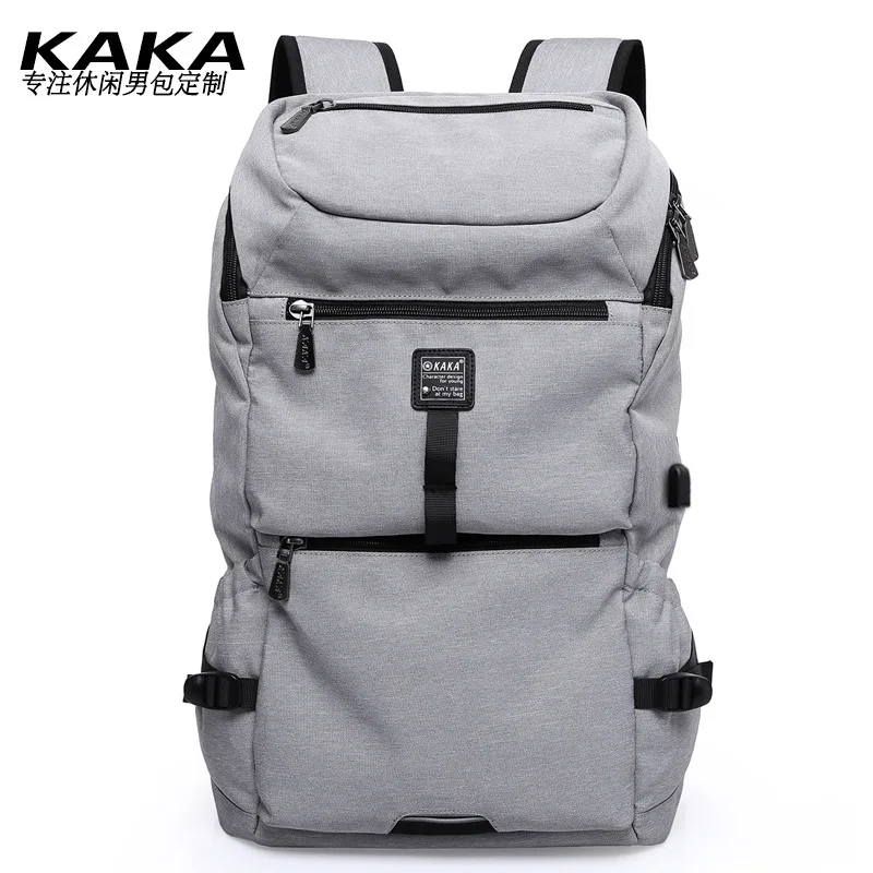 

New Style Versatile Simple Wearable Lightweight Casual Large-Volume Science And Technology Oxford Cloth Backpack Men Computer Ba