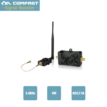 

4W 4000mW 802.11b/g/n Wifi Wireless Amplifier Router Comfast 2.4Ghz WLAN Signal Booster Broadband Amplifiers with Antenna