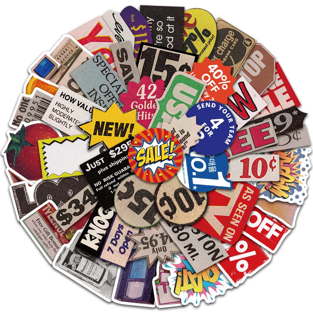 10/30/50PCS Personalized pop style graffiti Stickers Fridge Guitar Laptop Motorcycle Luggage Skateboard Graffiti Cool Sticker