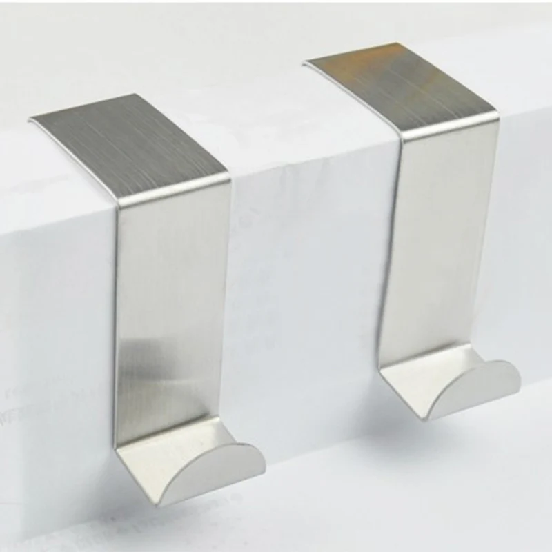 

Stainless Steel Door Back Type Storage Rack Hook Clothes Hook Door Hook Home Storage Accessories