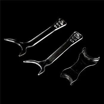 

Clear Dental Single/Double-headed T-Shape Intraoral Cheek Lip Retractor Orthodontic Lip Cheek Retractor Mouth Openers 3 Styles