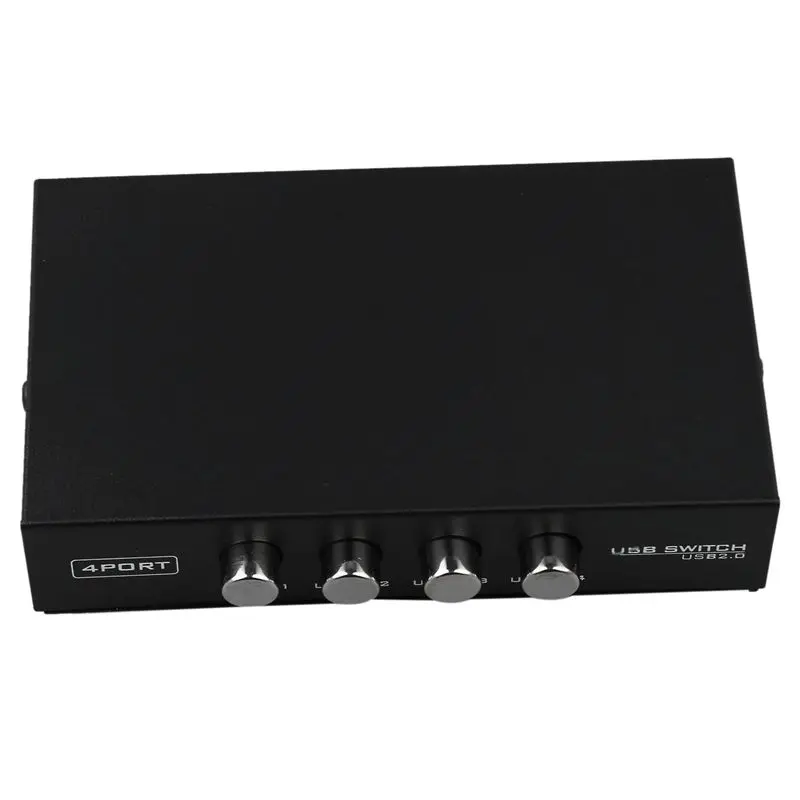 Newest Mini 4 Ports USB Printer Scanner Sharing Share Switch Splitter Box Hub