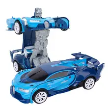 Роботы-трансформеры для автомобилей, богатые цветом, для развития глаз, деформационная модель автомобиля, игрушки, подарки, музыкальный светильник