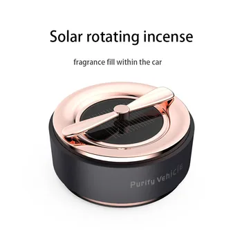 

Mini Solar Car Aromatherapy Machine Home Smart Rotation Long-Lasting Essential Oil Diffuser Humidifier Air Freshener Purifier