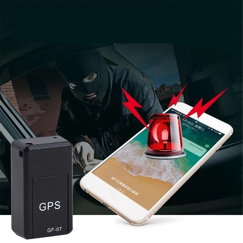 GF07 GSM GPRS мини магнитный автомобильный gps анти-потеря Запись в реальном времени устройство слежения локатор трекер Мини карта памяти TF