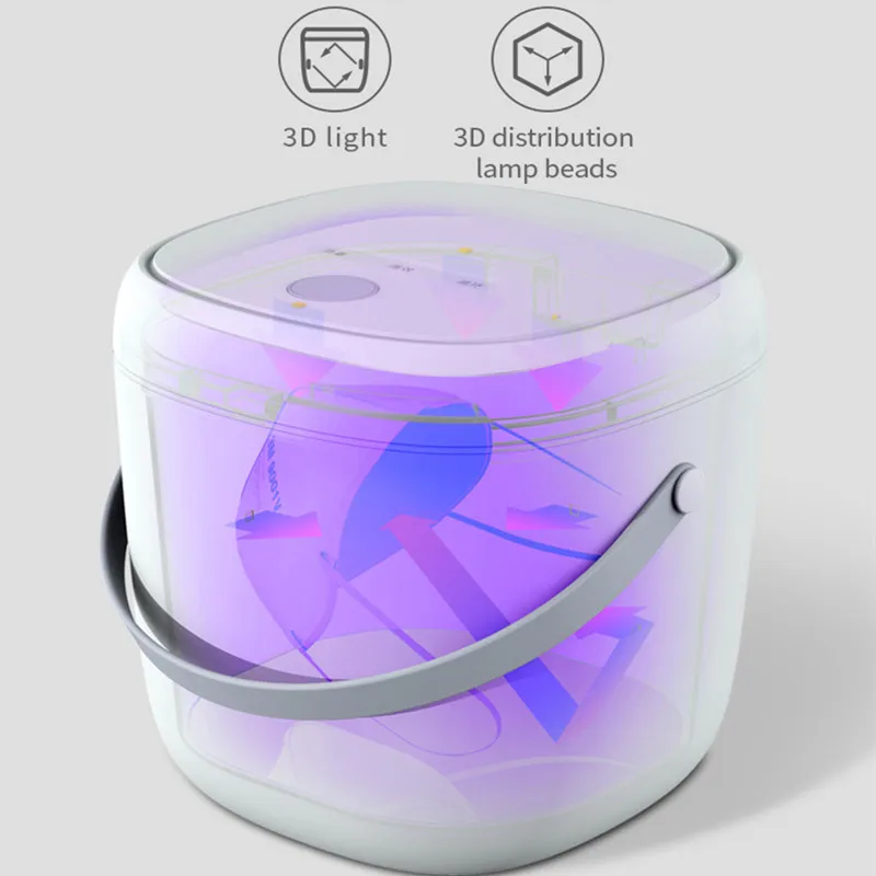 

Led Ultraviolet Disinfection Box Masks Acoustic Objects Mobile Phones Bacteria Sterilization UVC Bacteria Elimination Lamp Light