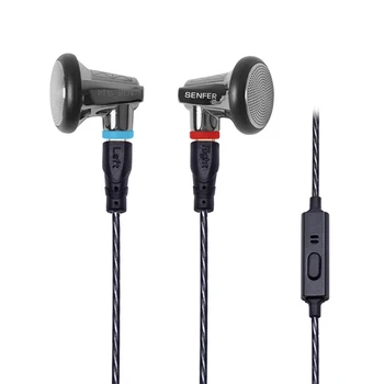 

SENFER PT15 In Ear Earphone HIFI Earburd Graphene Dynamic Driver With MMCX Detachable Detach Cable Metal Earbud KP120 KP110