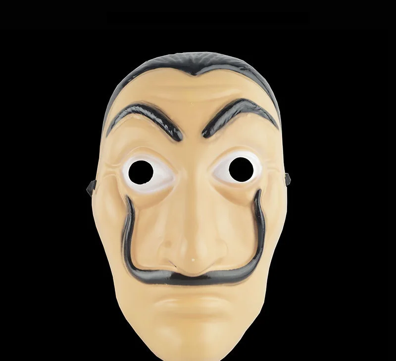 Новая маска для вечеринки Косплей La Casa De Papel маска для лица Salvador Dali костюм фильм маска WB1096
