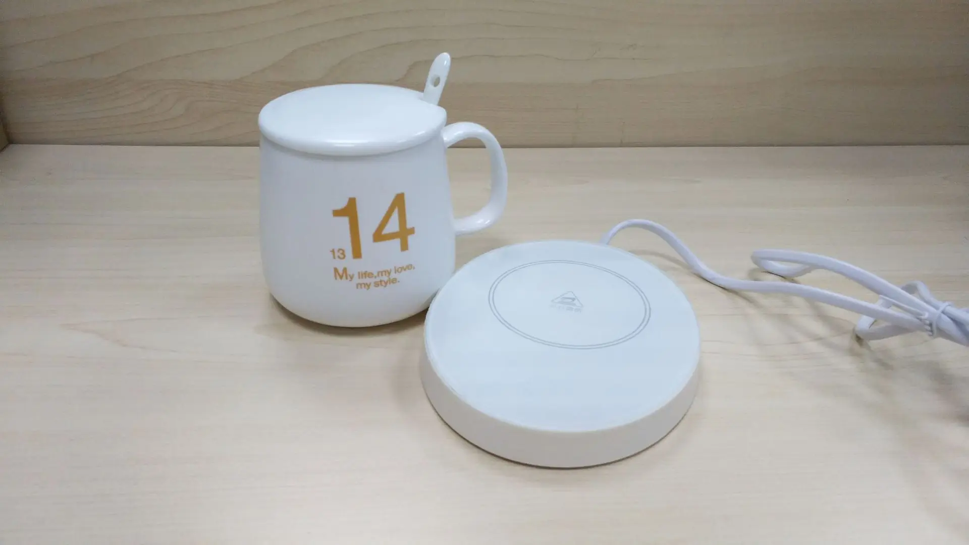 Smart Insulated Cup Warmers Warm Milk Office Insulated 55 Degrees Heating Base Electric Glass Teacup Thermostat