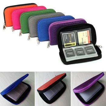 

22 Slots Waterproof Memory Card Storage Bag 2020 Wallet Card Case Bag ID Holder SD Micro Card Camera Phone Card Protector Pouch