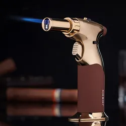 2021 JOBON High Temperature Jet Torch Flame Welding Gun BBQ Kitchen Cigarette Lighter Outdoor Gas Windproof Cigar lighter 2021 JOBON High Temperature Jet Torch Flame Welding Gun BBQ Kitchen Cigarette Lighter Outdoor Gas Windproof Cigar lighter