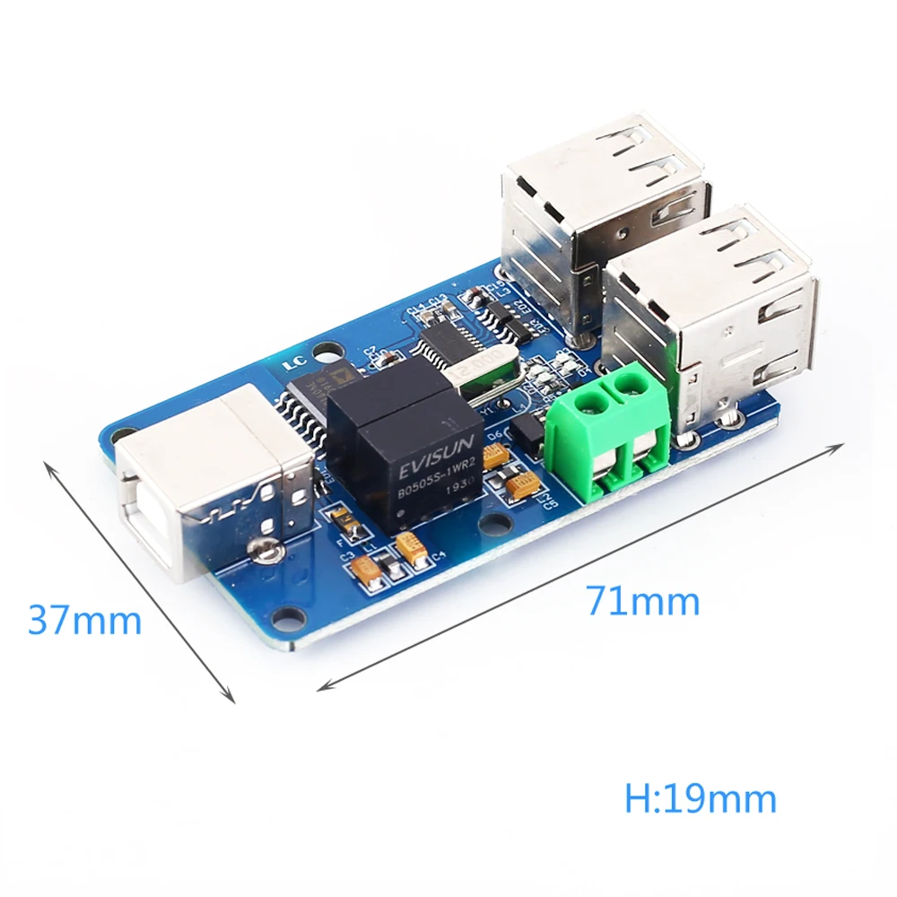 4CH USB Напряжение модуль изолятора 4USB ADUM3160 B0505S 1 Вт светодиодные лампы для 1500 12 Мбит/с 1,5 Мбит/с