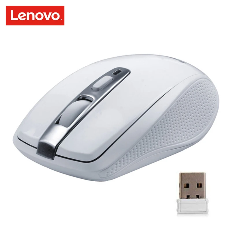 Беспроводная мышь LENOVO N110 двусторонняя роликовая с 2 4 ГГц беспроводная 1600