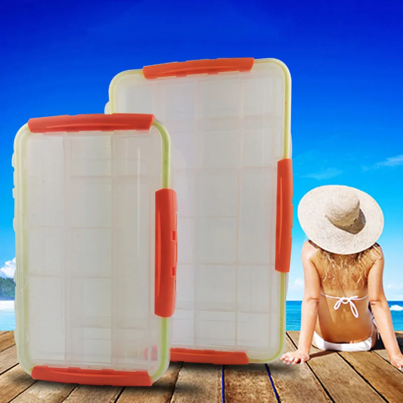 

Double-sided Dait box fishing tackle box multi-function fishing box accessories box sensitive bait fishing tackle box