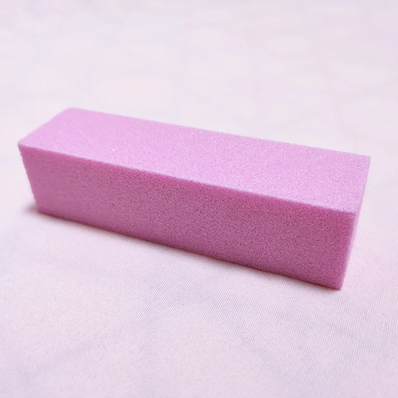 Sponge Nail Art Buffer Block 4 Sides Manicure Tool