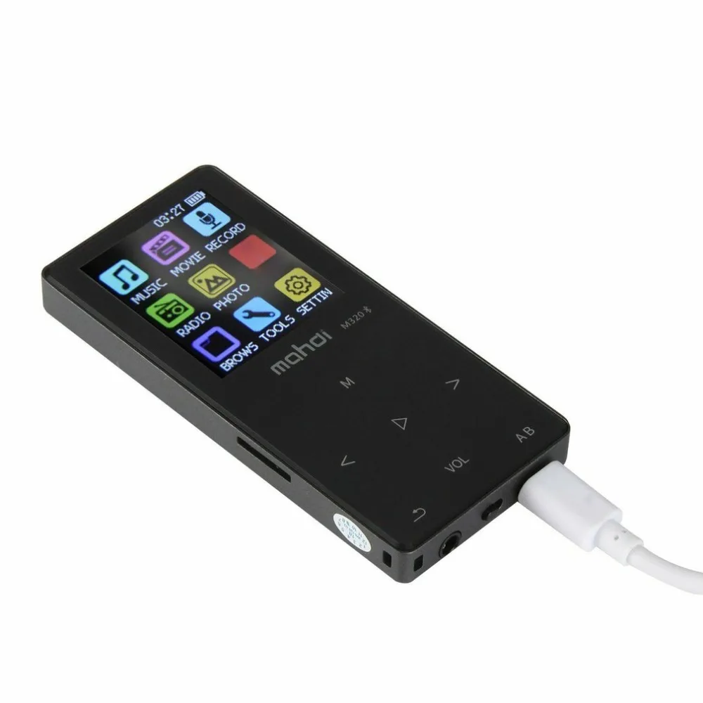 16 Гб Беспроводной MP3 плеер HiFi бас музыкальный плеер APE FLAC FM радио TF портативный MP3 музыкальный плеер Hi-Fi без потерь