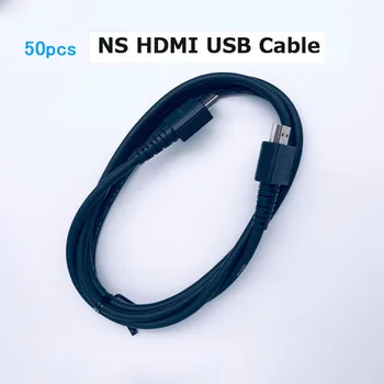 

50pcs Original HD TV 1080P 3D HDMI to HDMI Cable for NS Nintend Switch 1.5m NS Switch Cable For Switch NS Switch TV Charging