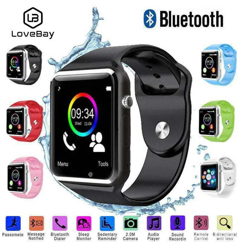 A1 Smart Watch 2021 Smart watch Bluetooth call SIM card Watch Support