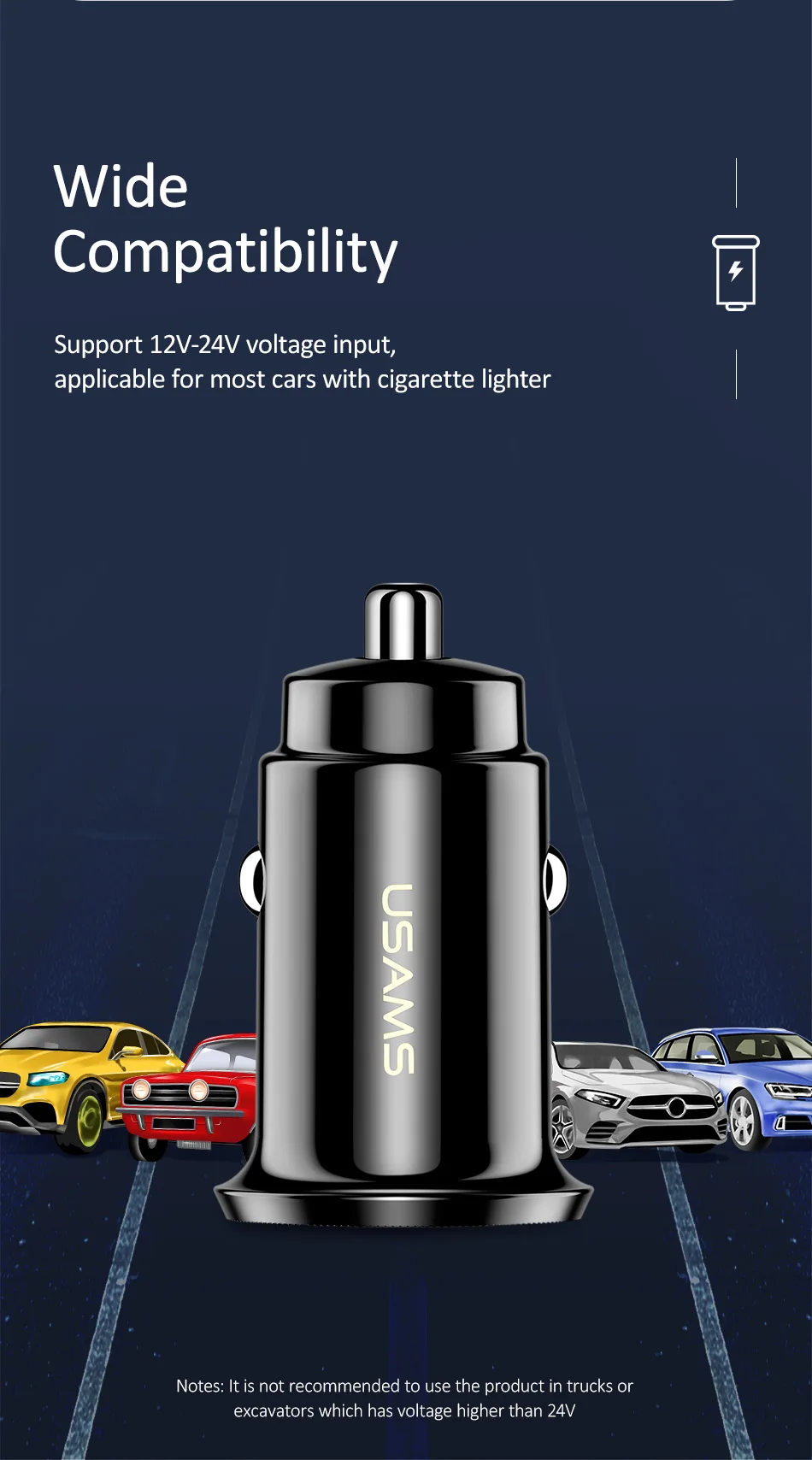 USAMS 5A USB Автомобильное зарядное устройство 30 Вт для Xiaomi Mi huawei QC4.0 QC3.0 Быстрая зарядка PD Зарядное устройство USB C планшет зарядное устройство для мобильного телефона адаптер