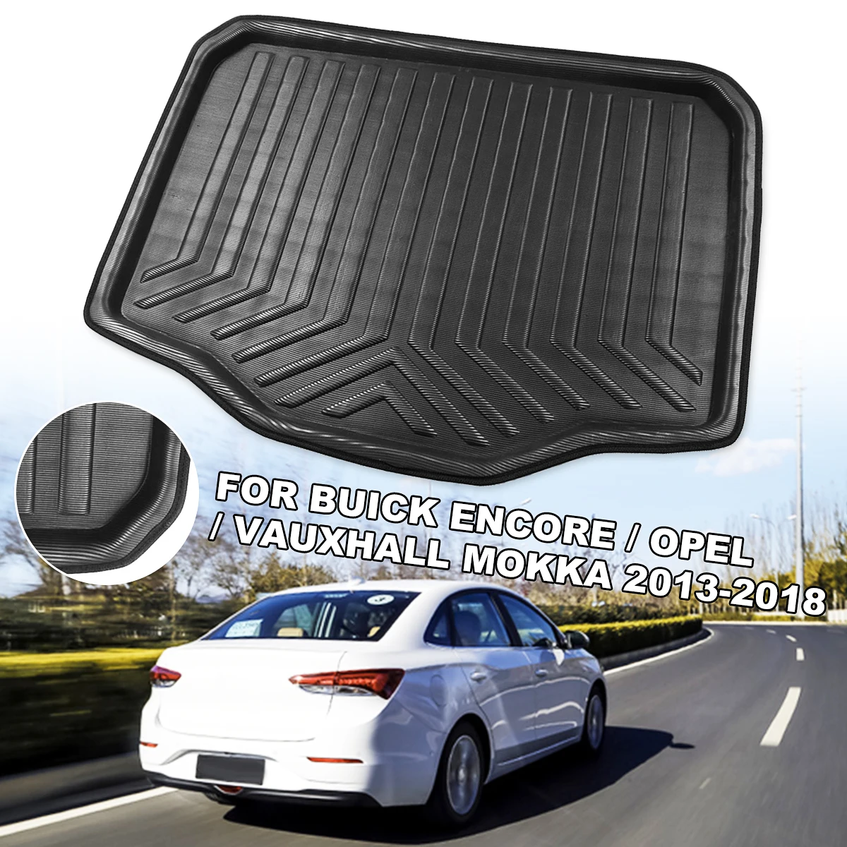 Car Cargo Liner Boot Tray Rear Trunk Cover Matt Mat Floor