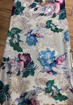 

Nigerian french net Lace Cyndi-9.3310 Embroidered Cord Lace Fabric with full beads for bridal dress