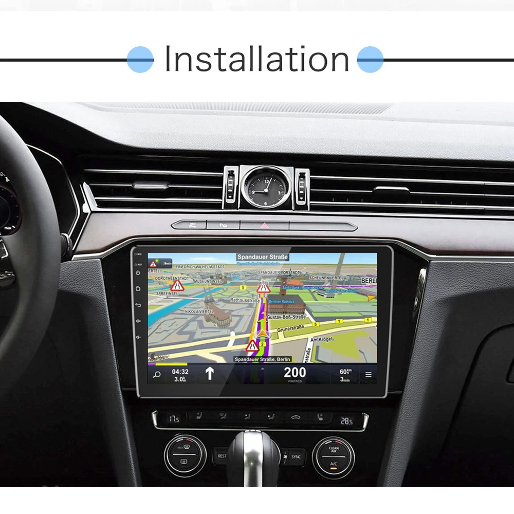 LeeKooLuu Android 2 Din GPS автомобильный радиоприёмник стерео 9,1 ''HD 1080P 2.5D зеркало из закаленного стекла Bluetooth wifi c gps-навигатором, swc fm-радио приемник