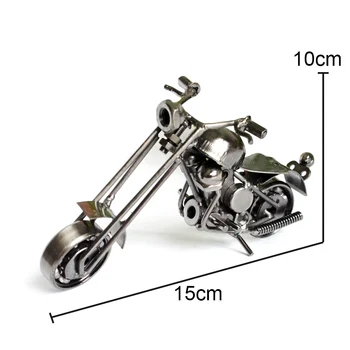 

Motorbike Figurines Metal Kids Home Decoration Bedroom Motorcycle Model Fashion 2 Color 15*10*7cm Office Bars Sturdy Excellent