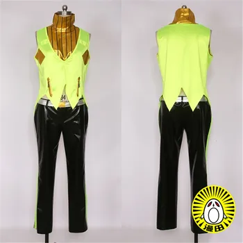 

Anime JoJo's Bizarre Adventure Hermes Costello Cosplay Costumes Fashion Uniform Suit Unisex Halloween Role Play Prop Clothing