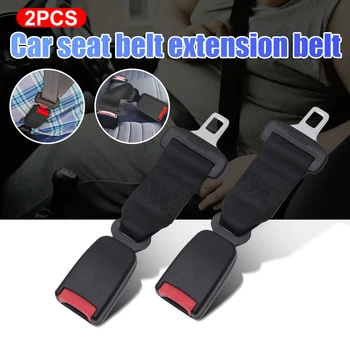 

2PC Car Safety Belt Extender Seat Belt Cover Seat Belt Padding Extension Buckle Plug Buckle Seatbelt Clip Universal Accessories